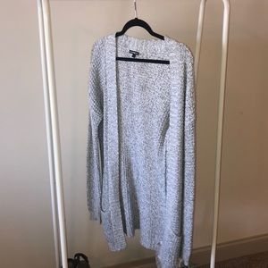 Gray cardigan